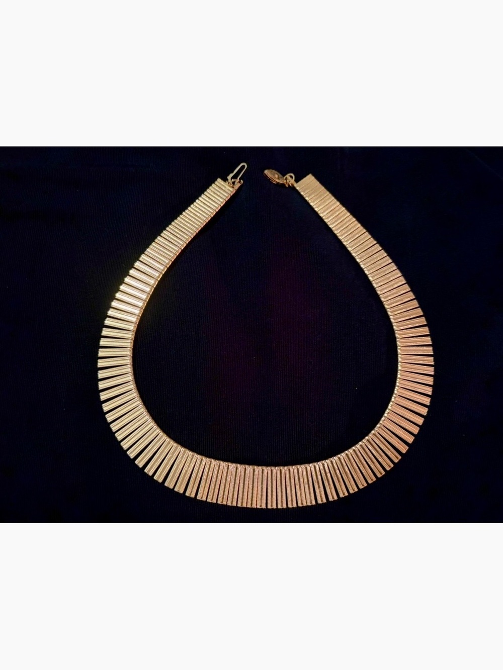 Elegant New Gold Statement Collar Necklace
